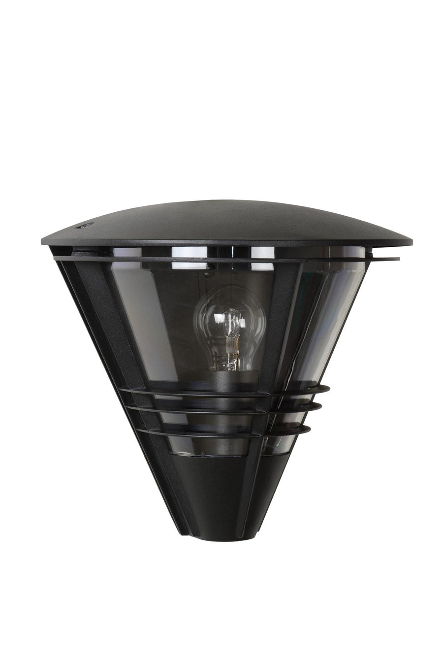 Lucide LIVIA wandlamp voor binnen en buiten E27, IP44, zwart