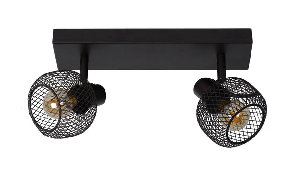 Lucide MAREN plafondspot 2 × E14, zwart