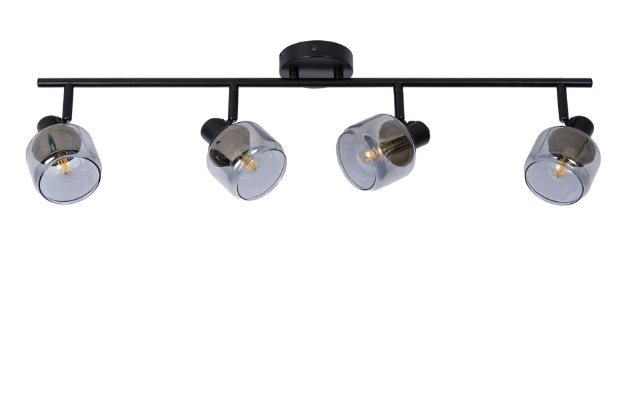 Lucide BJORN plafondspot 4 × E14, zwart