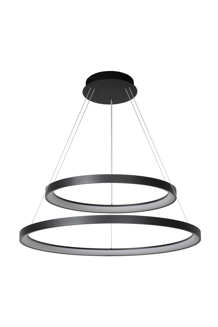 Lucide VIDAL dimbare LED-hanglamp Ø 78 cm, 92 W, zwart
