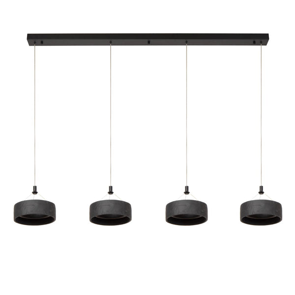 Lucide ADELANTE dimbare LED-hanglamp Ø 60 cm, 36 W, 2200–3300 K, zwart