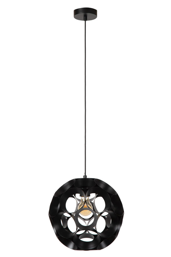 Lucide HANNELORE hanglamp Ø 30 cm, E27, zwart