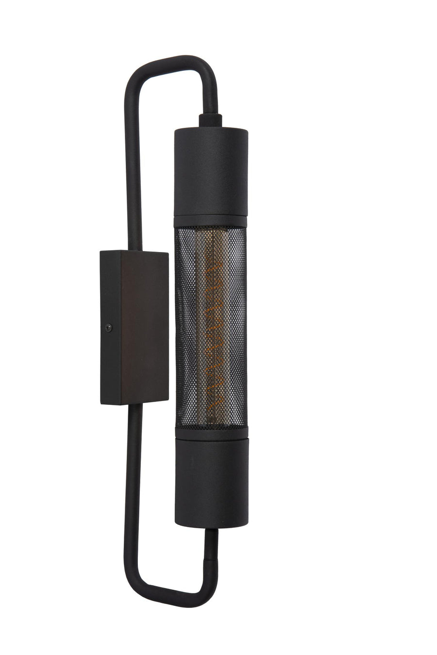 Lucide CALIXT wandlamp E27, zwart