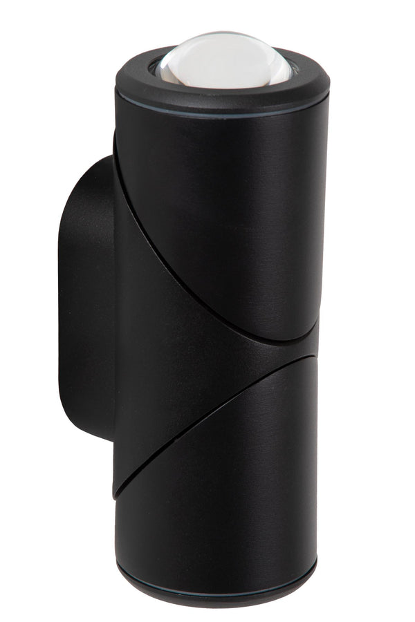 Lucide ERIN LED-wandspot voor binnen en buiten 2 × 5 W, IP65, zwart