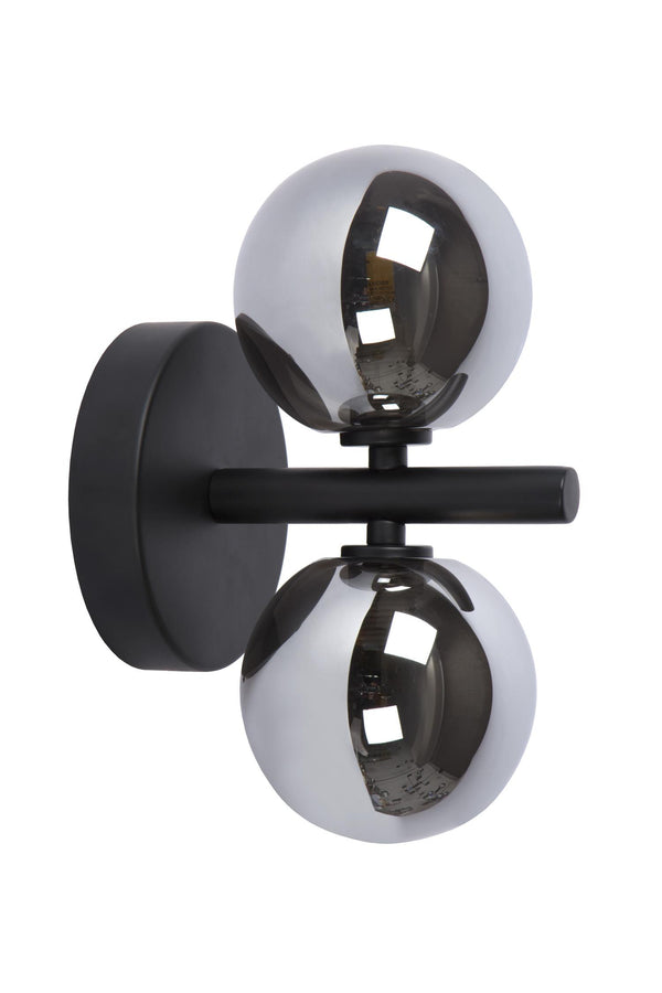 Lucide TYCHO wandlamp 2 × G9, zwart