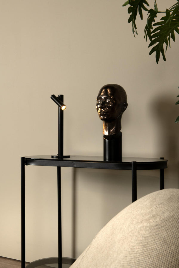 Lucide ANTRIM oplaadbare LED-bureaulamp voor binnen en buiten met dimfunctie 2,2 W, IP54, zwart