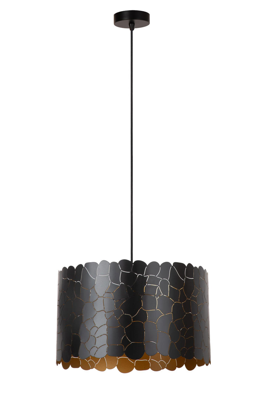Lucide ALMELO hanglamp Ø 40 cm, E27, zwart