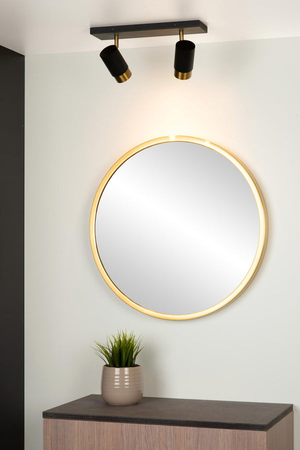 Lucide FLORIS plafondspot 2 × GU10, zwart