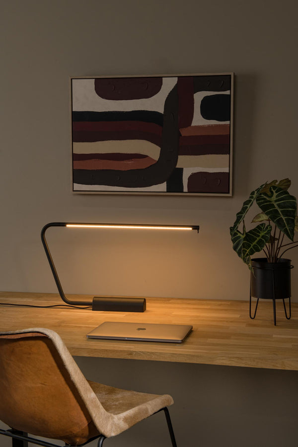 Lucide MADISON dimbare LED-bureaulamp 9 W, zwart