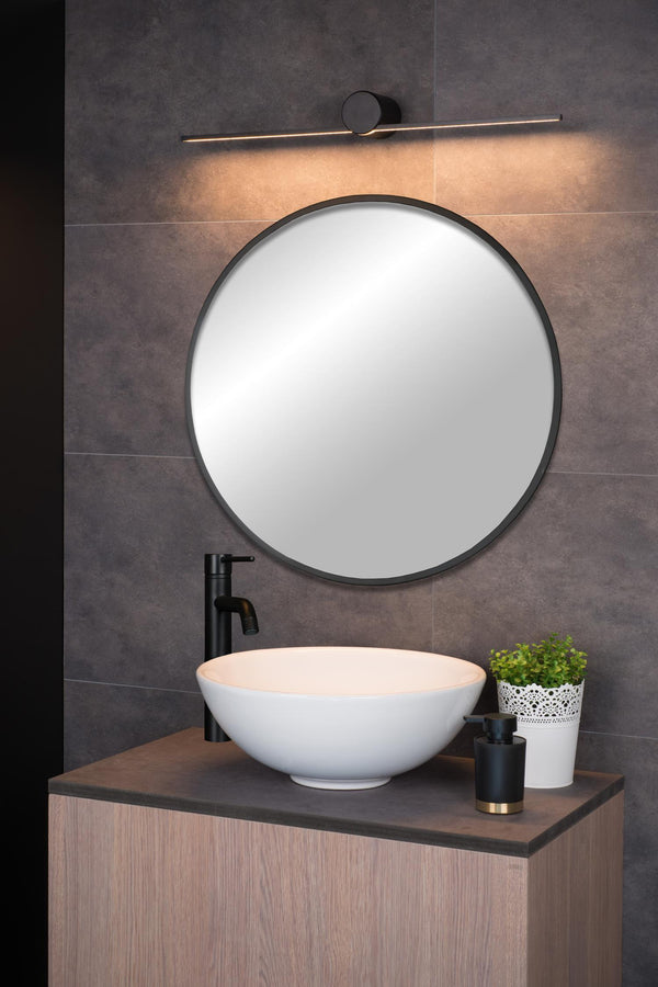 Lucide MIZAR LED-wandlamp voor de badkamer 6 W, IP44, zwart