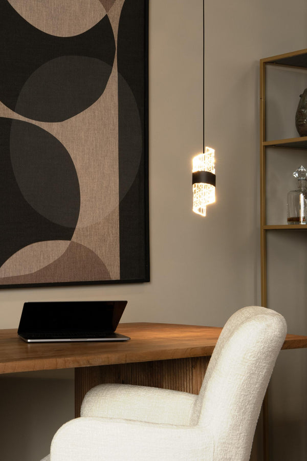 Lucide KLIGANDE LED-hanglamp Ø 13 cm, 9 W, zwart