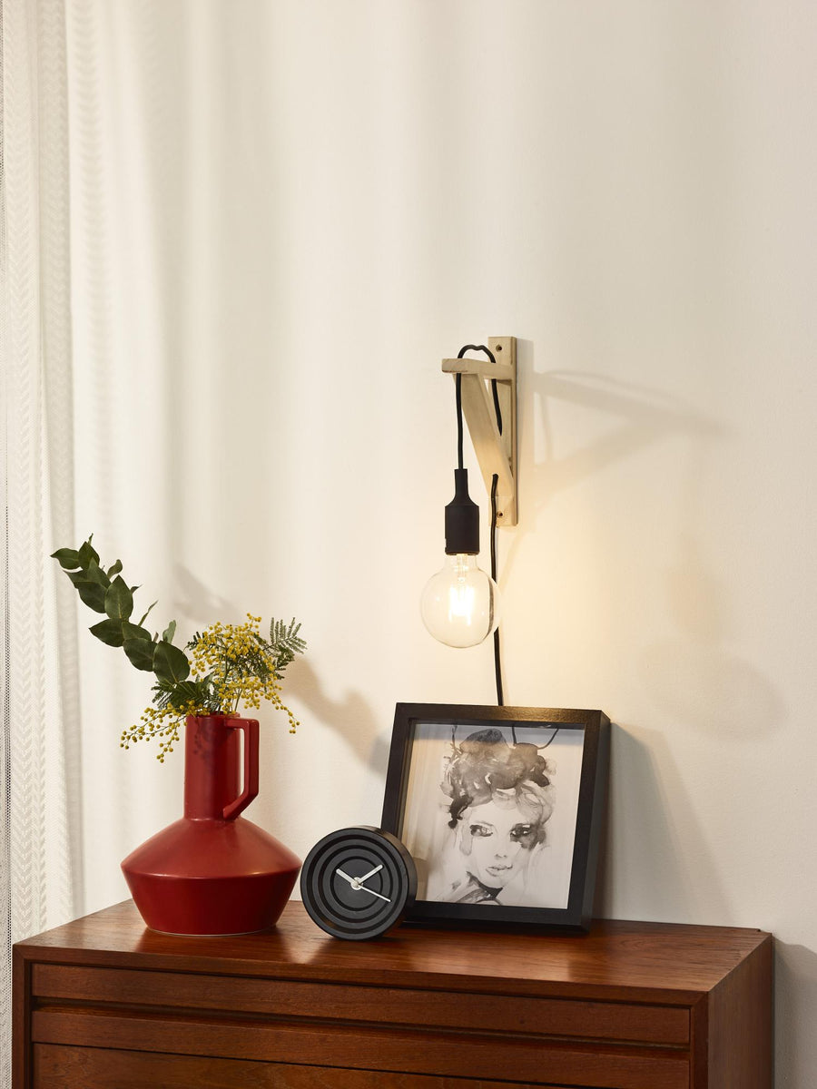 Lucide FIX wandlamp E27, zwart
