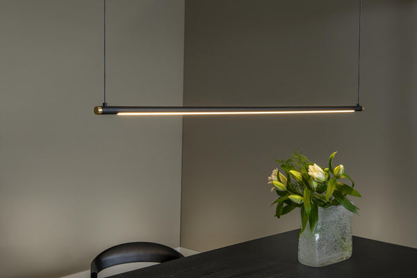 Lucide MARNIK dimbare LED-hanglamp met bewegingssensor Ø 2,5 cm, 22 W, 2700–4000 K, zwart