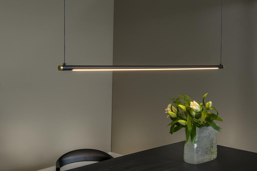 Lucide MARNIK dimbare LED-hanglamp met bewegingssensor Ø 2,5 cm, 22 W, 2700–4000 K, zwart