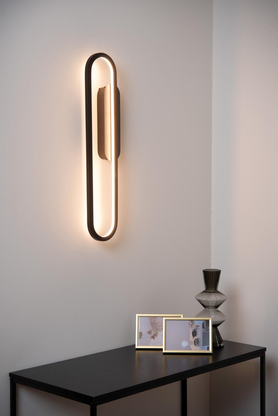 Lucide THELMA dimbare LED-wandlamp 24 W, zwart