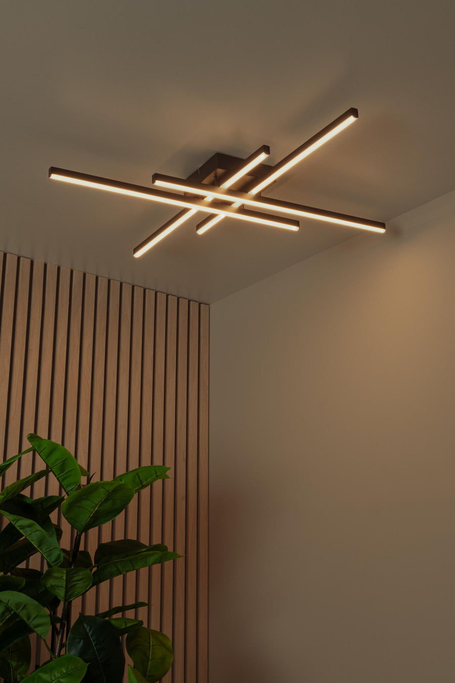 Lucide NOVAK dimbare LED-plafondlamp 42 W, 2700–4000 K, zwart