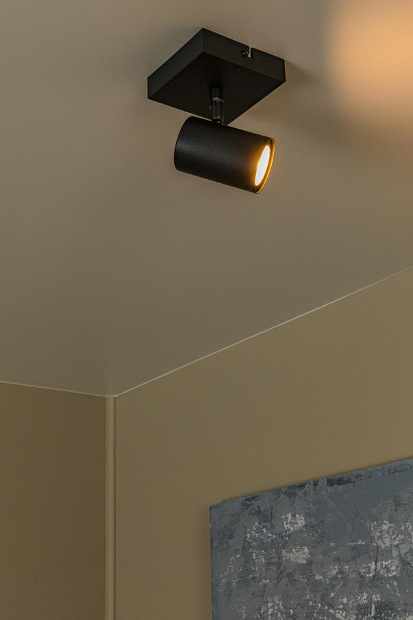 Lucide AMIGO plafondspot GU10, zwart