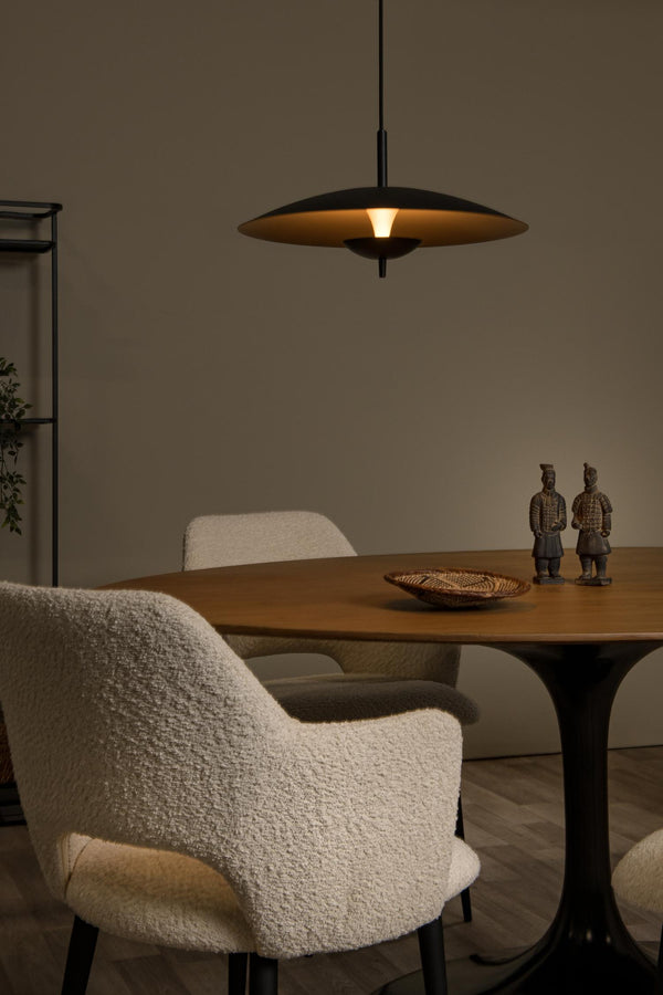 Lucide VULCAN dimbare LED-hanglamp Ø 47 cm, 9 W, zwart