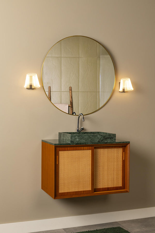 Lucide KORGIS LED-wandlamp voor de badkamer 10 W, IP44, transparant