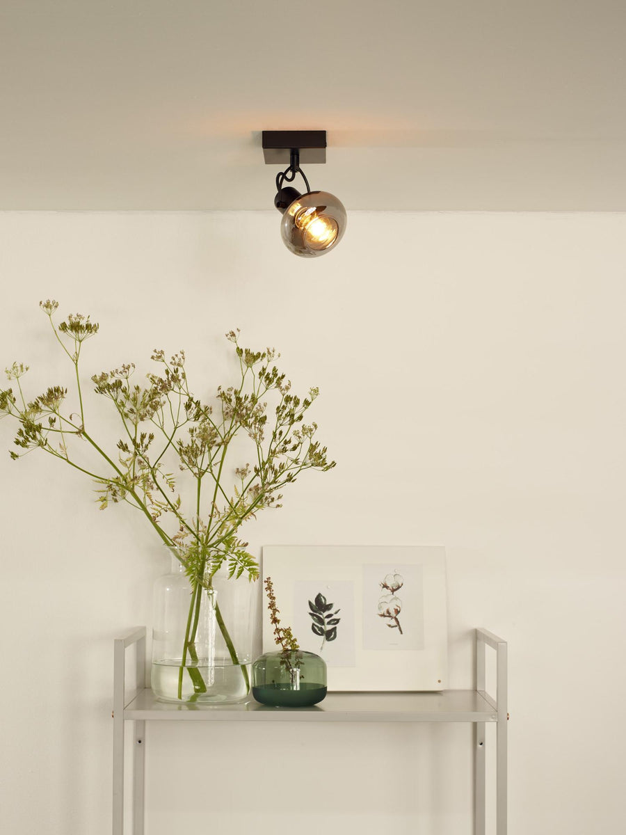 Lucide MADEE plafondspot E14, zwart
