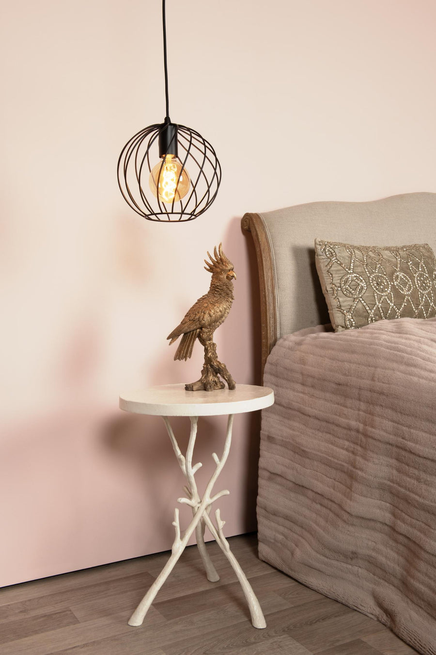 Lucide DANZA hanglamp Ø 25 cm, E27, zwart