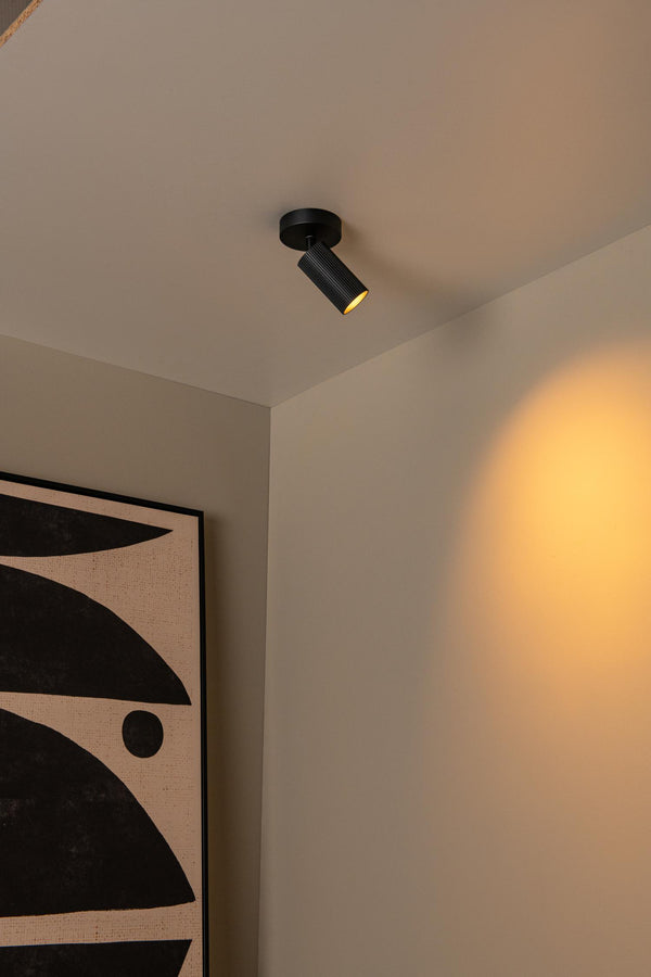 Lucide CLUBS plafondspot GU10, zwart