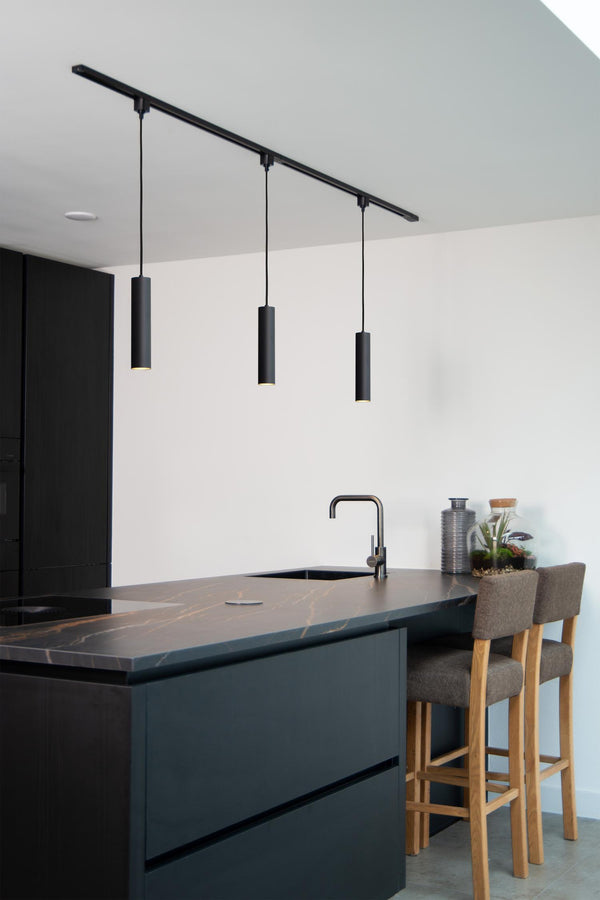 Lucide TRACK FLORIS hanglamp railsysteem GU10, zwart