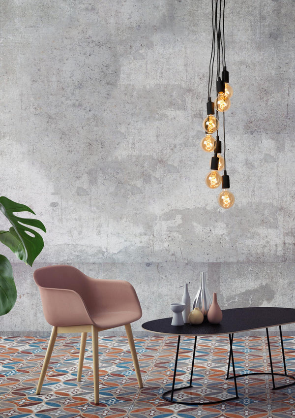 Lucide FIX hanglamp 7 × E27, zwart