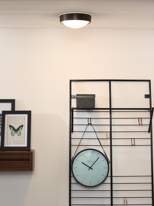Lucide LEX plafondlamp Ø 25 cm, E27, zwart
