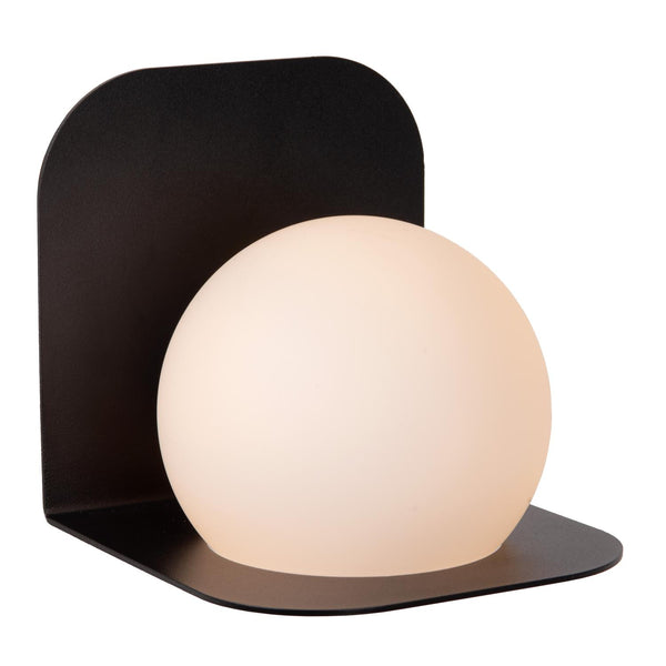 Lucide DAVY wandlamp voor de badkamer G9, IP44, zwart