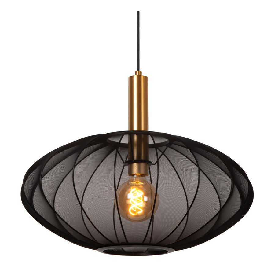 Lucide CORINA hanglamp Ø 50 cm, E27, zwart