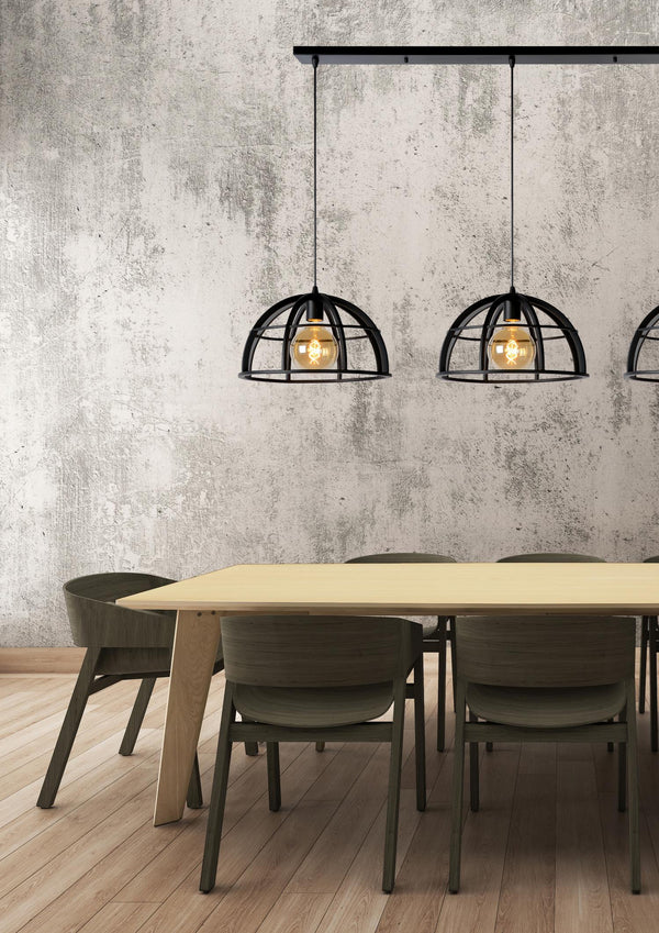Lucide DIKRA hanglamp Ø 40 cm, 3 × E27, zwart