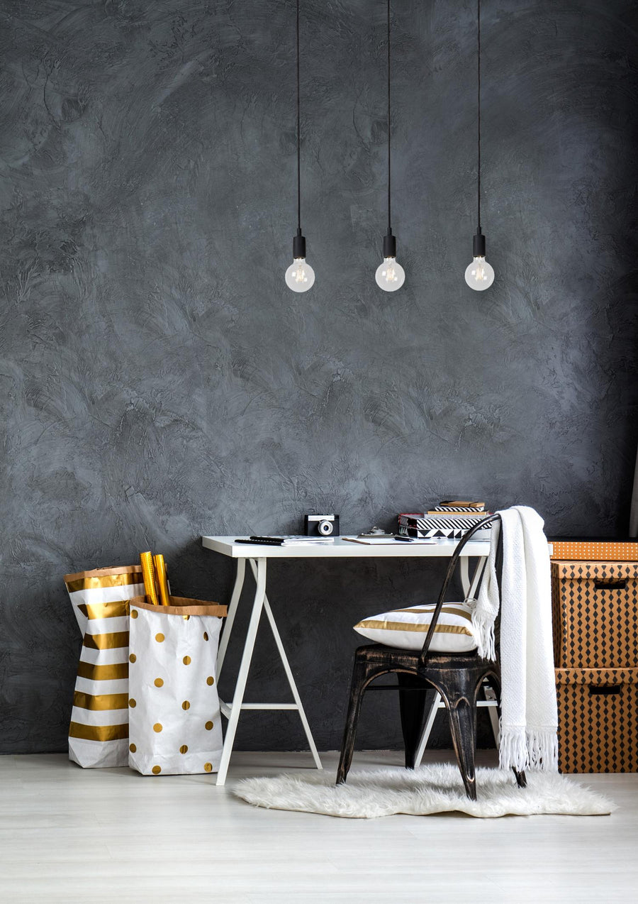 Lucide FIX hanglamp 3 × E27, zwart
