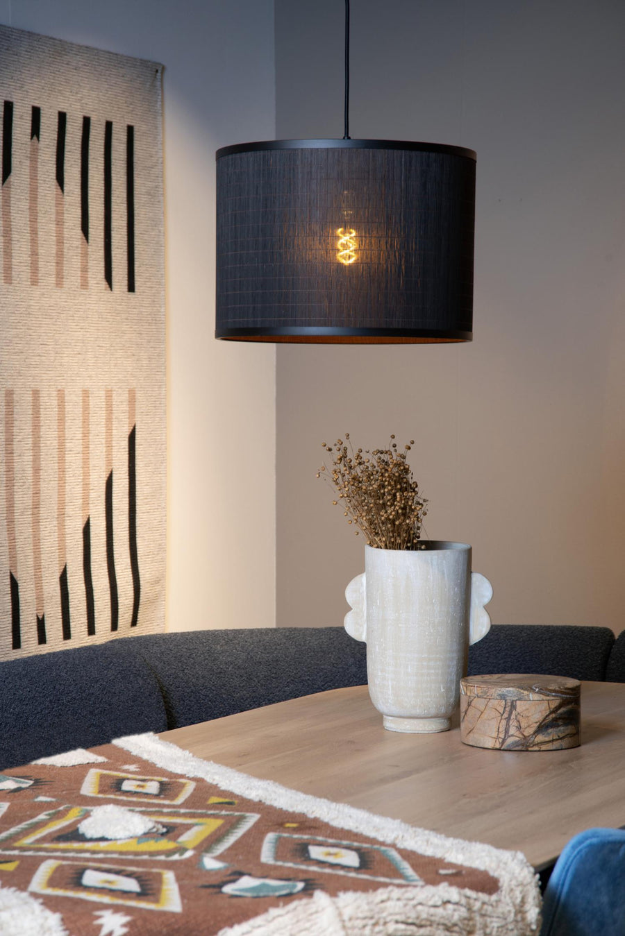 Lucide TAGALOG hanglamp Ø 40 cm, E27, zwart