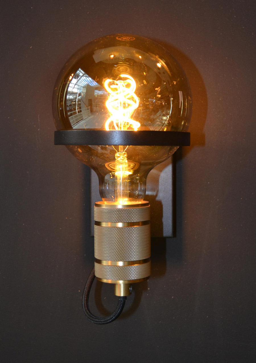 Lucide OTTELIEN wandlamp Ø 17,7 cm, E27, zwart