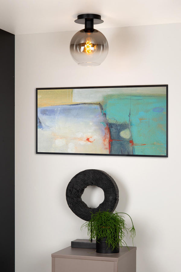 Lucide MARIUS plafondlamp E27, zwart