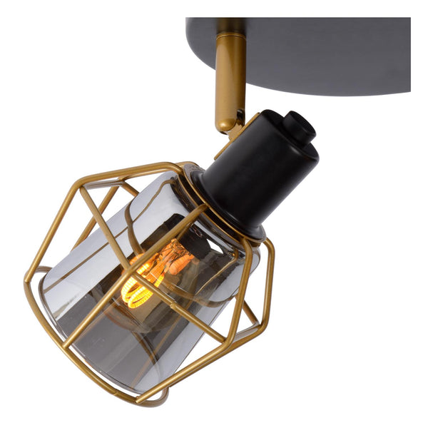 Lucide NILA plafondspot 2 × E14, zwart