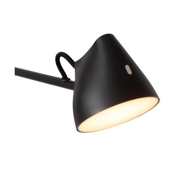 Lucide MILNE dimbare LED-wandlamp 2 × 8 W, zwart