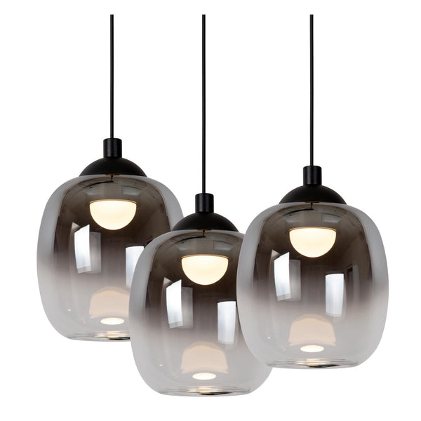 Lucide TAMINO dimbare LED-hanglamp 5 × 5,6 W, zwart