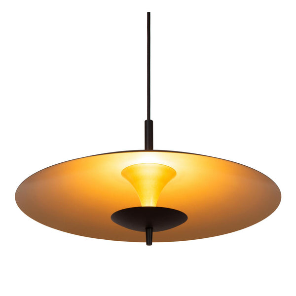 Lucide VULCAN dimbare LED-hanglamp Ø 47 cm, 9 W, zwart