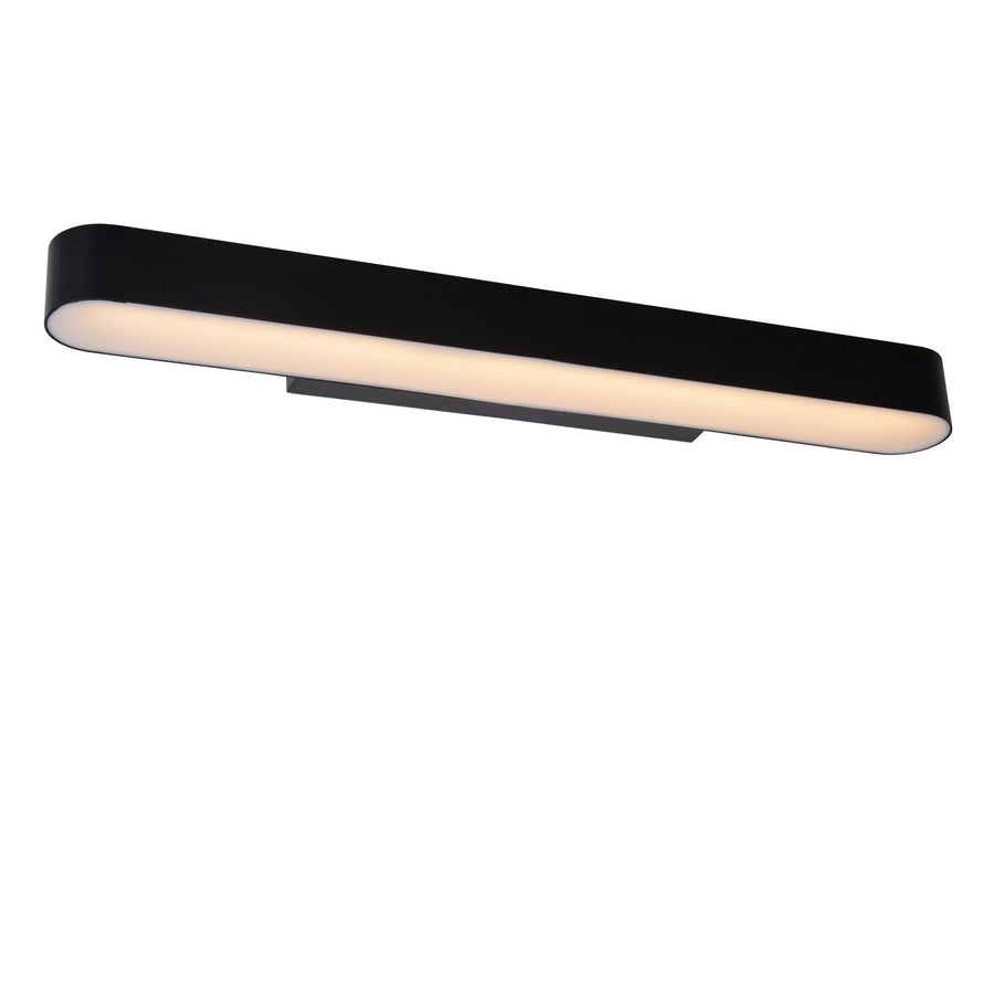 Lucide MADELON LED-wandlamp voor de badkamer 9 W, IP44, zwart