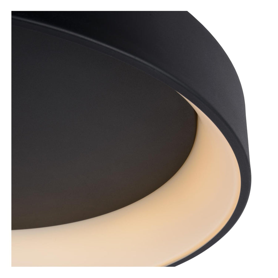Lucide TALOWE LED dimbare LED-plafondlamp Ø 60 cm, 42 W, zwart