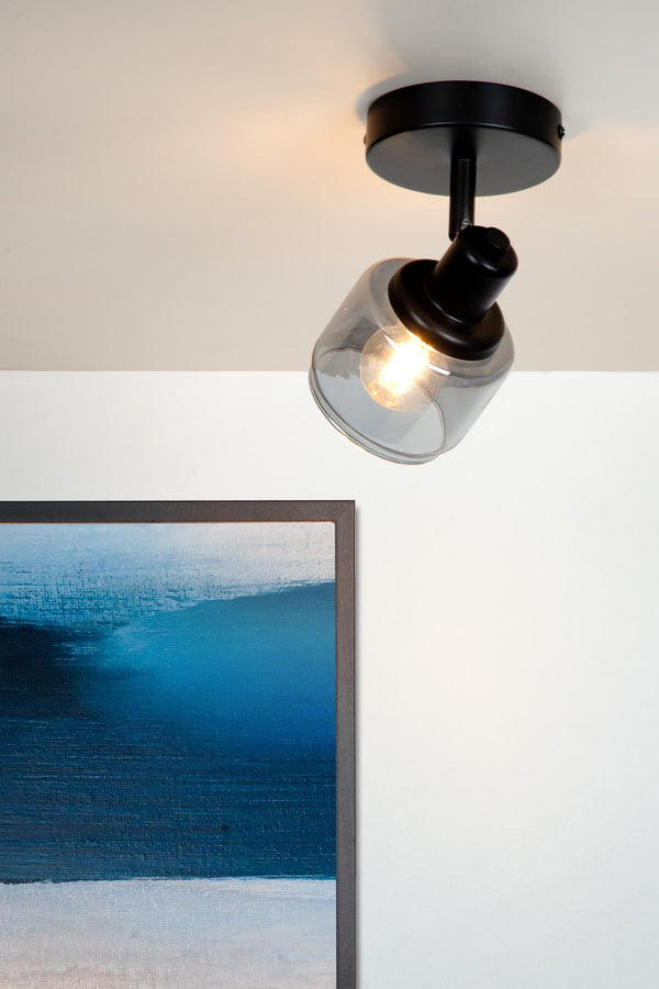 Lucide BJORN plafondspot E14, zwart