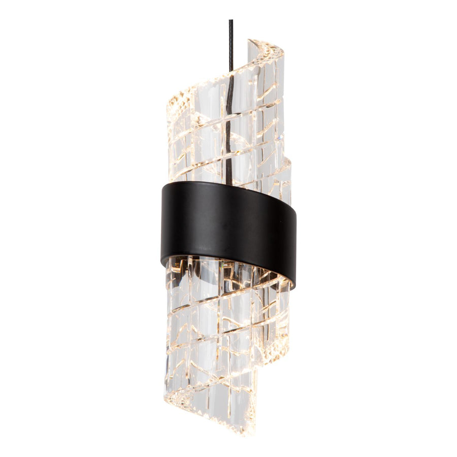 Lucide KLIGANDE dimbare LED-hanglamp Ø 25 cm, 3 × 8 W, zwart