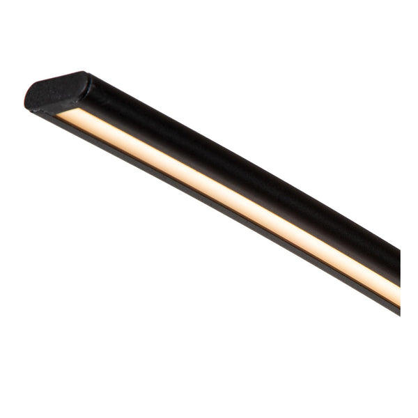Lucide CURVE dimbare LED-booglamp 15 W, zwart