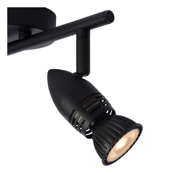 Lucide CARO plafondspot 2 × GU10, zwart
