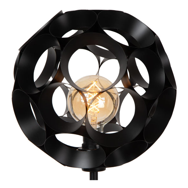 Lucide HANNELORE vloerlamp Ø 30 cm, E27, zwart