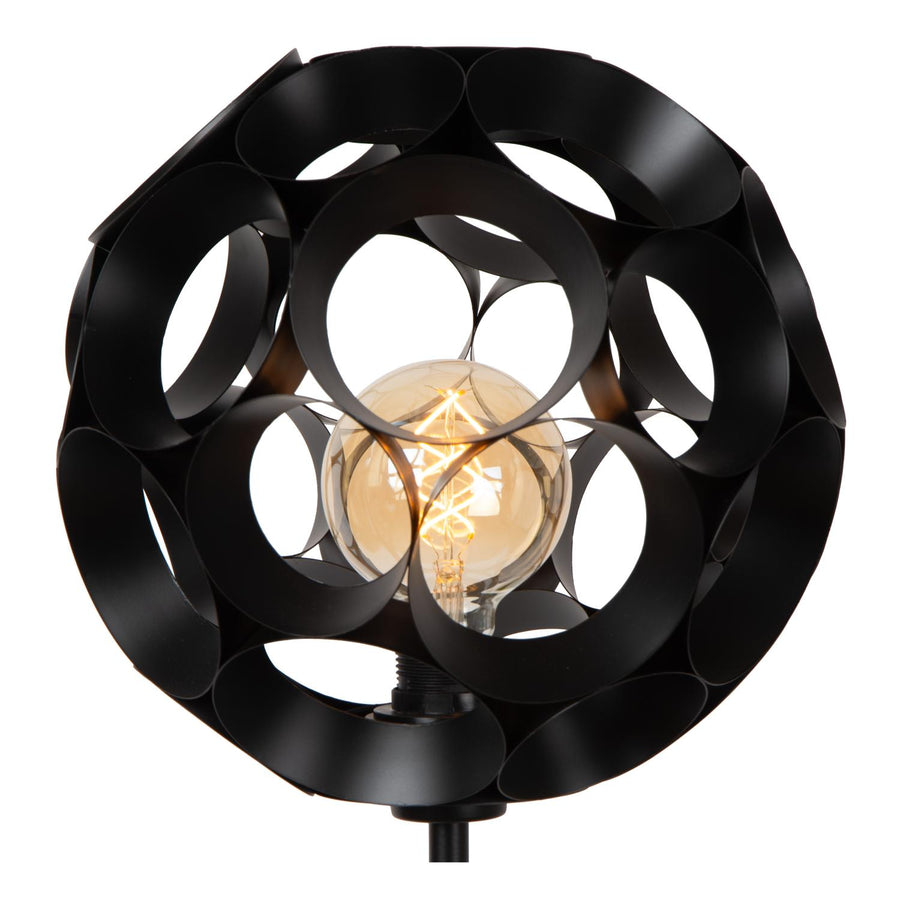 Lucide HANNELORE vloerlamp Ø 30 cm, E27, zwart