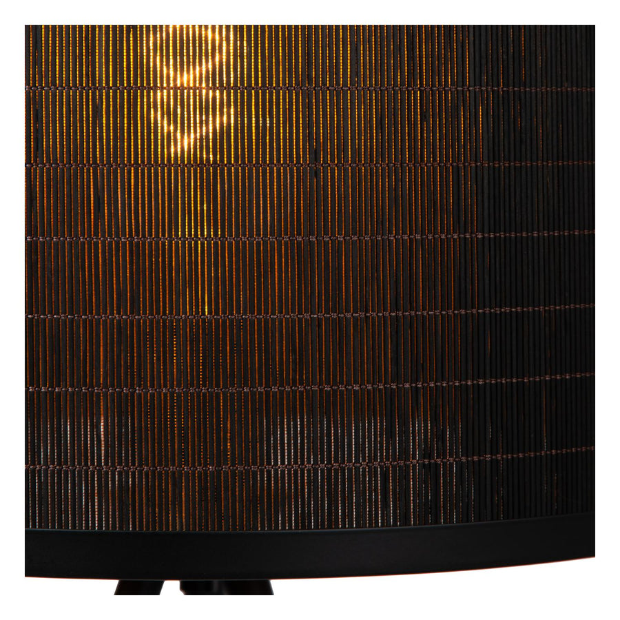Lucide TAGALOG vloerlamp Ø 55 cm, E27, zwart