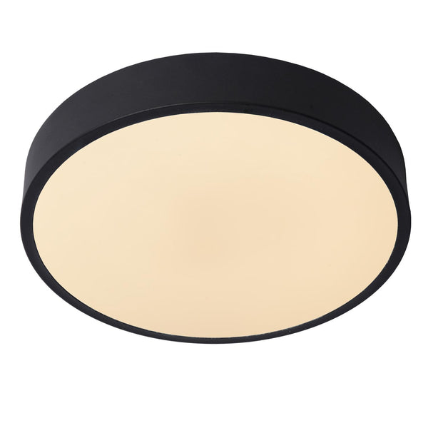 Lucide UNAR plafondlamp Ø 30 cm, zwart
